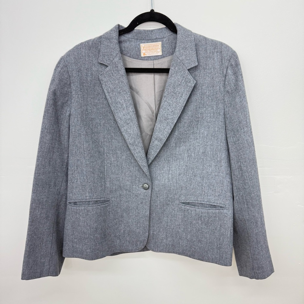 Pendleton Light Gray Women's Blazer F15